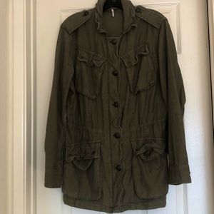 Free People Military Jacket